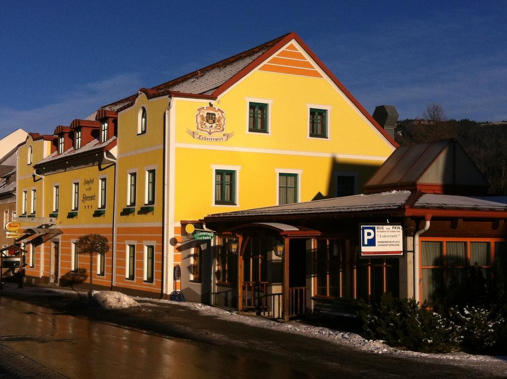 Landgasthof Post-Ledererwirt Hotel Sankt Lambrecht Eksteriør billede